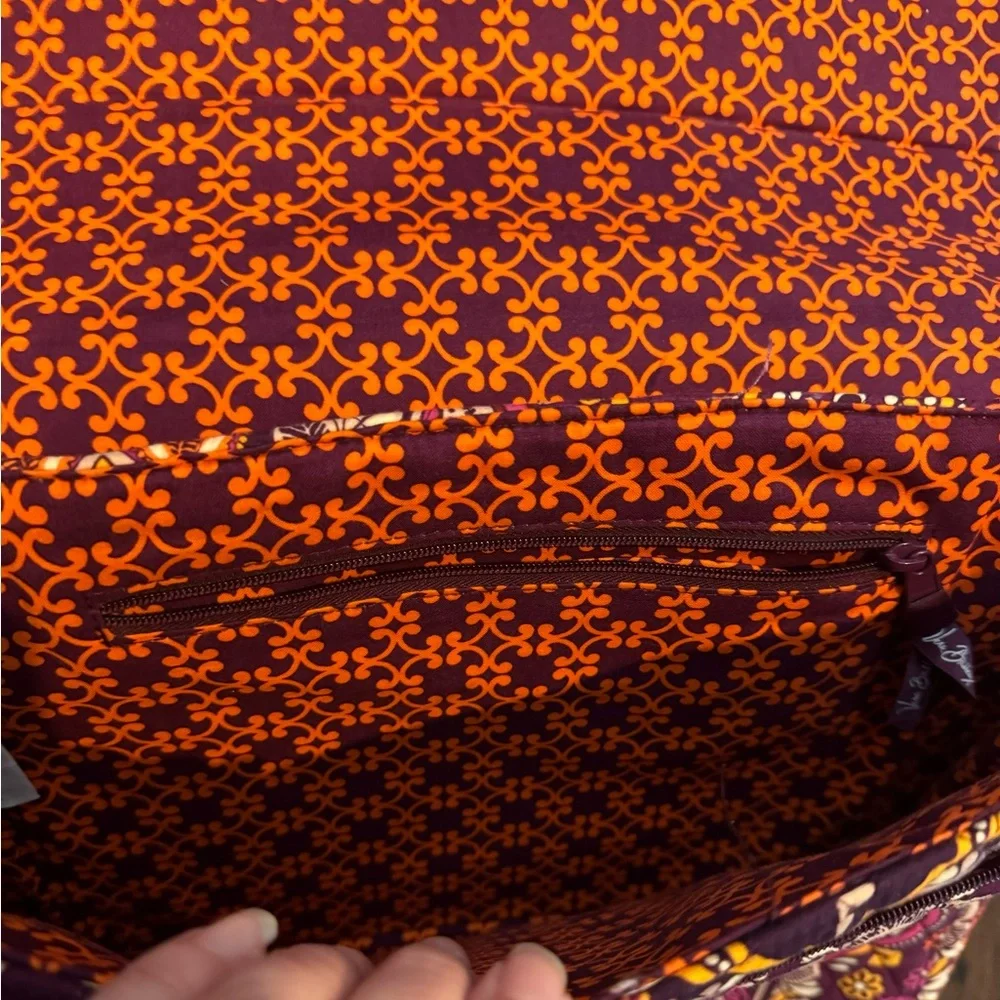 Vera Bradley Attache Safari Sunset Work Laptop Beautiful Shoulder Messenger Bag